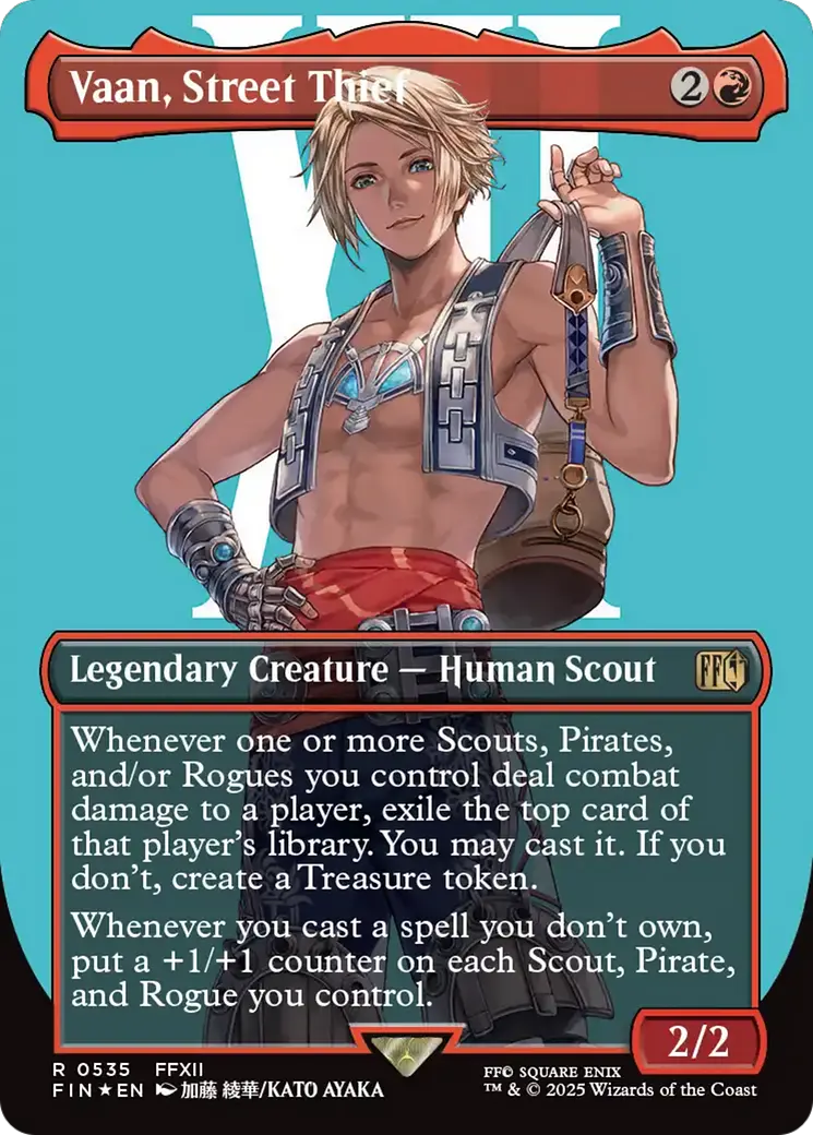 Vaan, Street Thief (Borderless) (Surge Foil) [Final Fantasy] 1