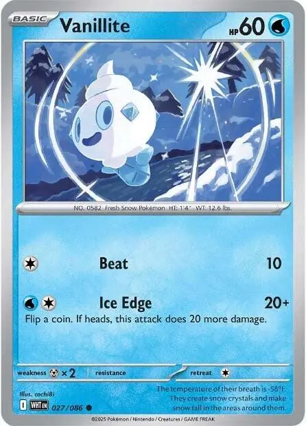 Vanillite (027/086) [Scarlet & Violet: White Flare] 1