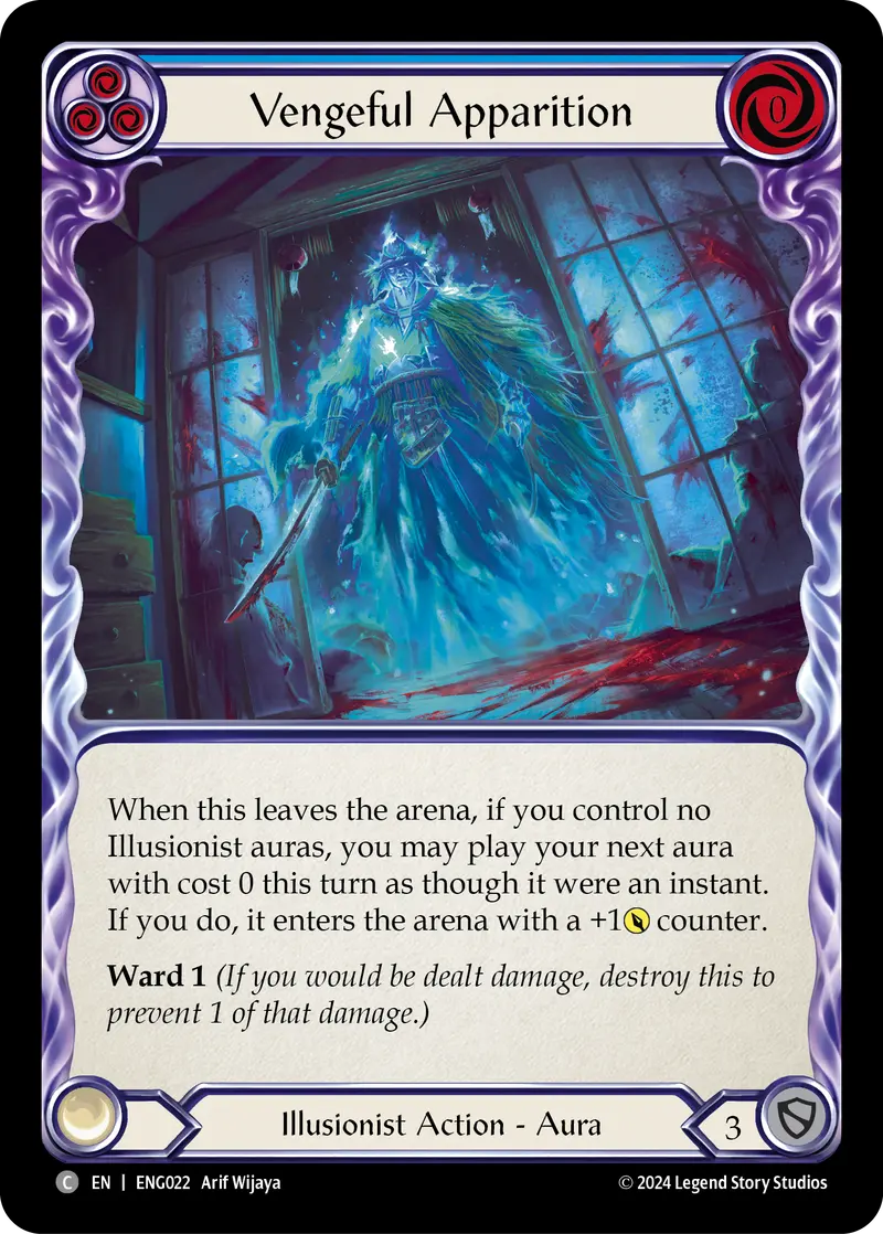Vengeful Apparition [Eng022] (Part The Mistveil Enigma Blitz Deck) 1