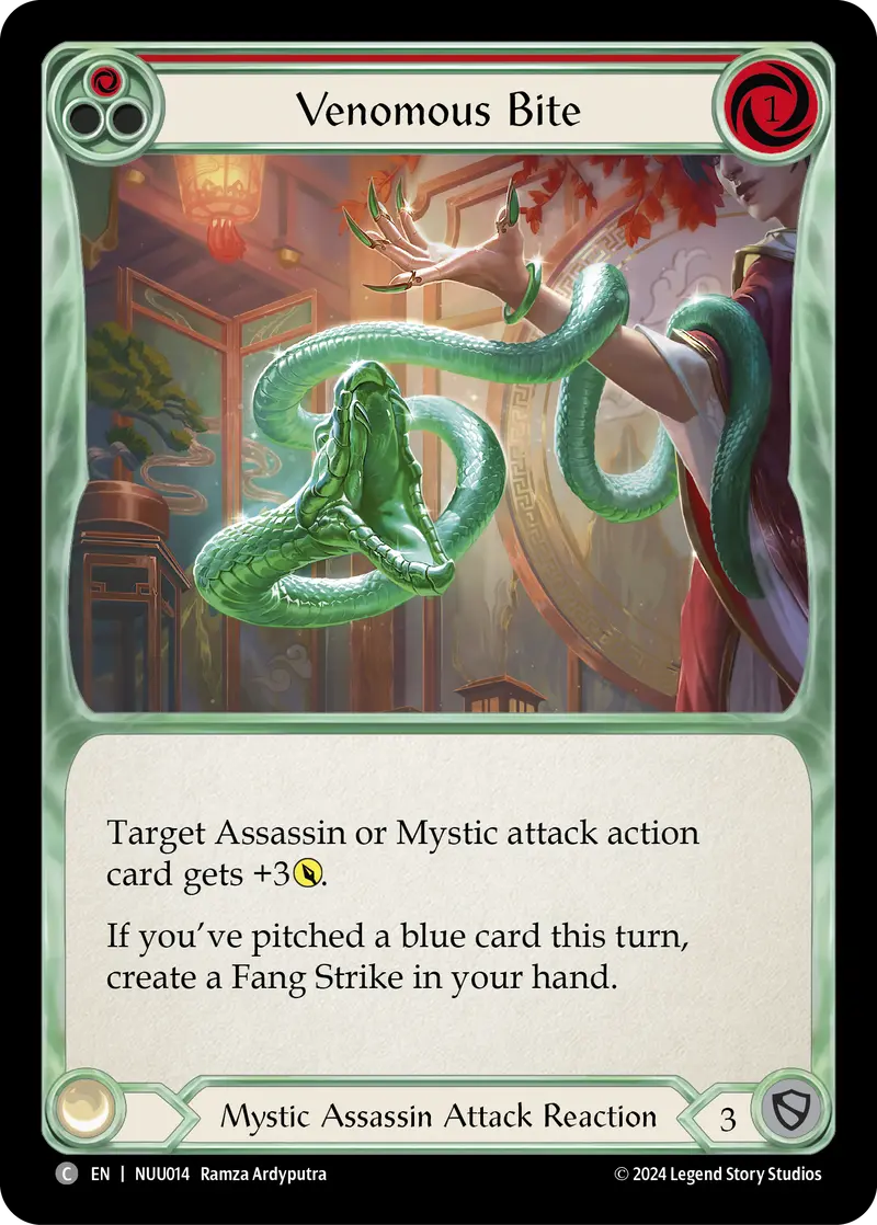 Venomous Bite [Nuu014] (Part The Mistveil Nuu Blitz Deck) 1