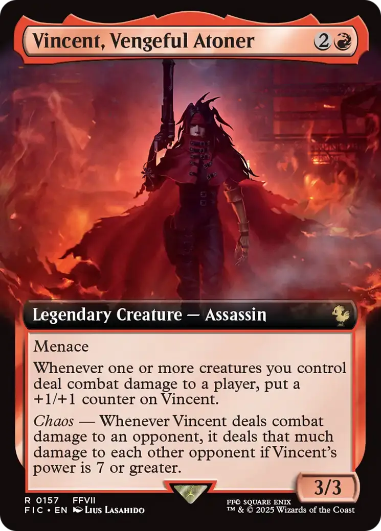 Vincent, Vengeful Atoner (Extended Art) [Final Fantasy Commander] 1