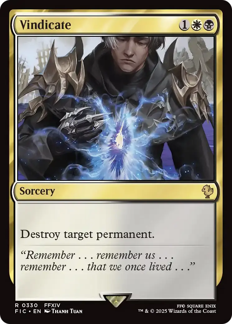 Vindicate [Final Fantasy Commander] 1