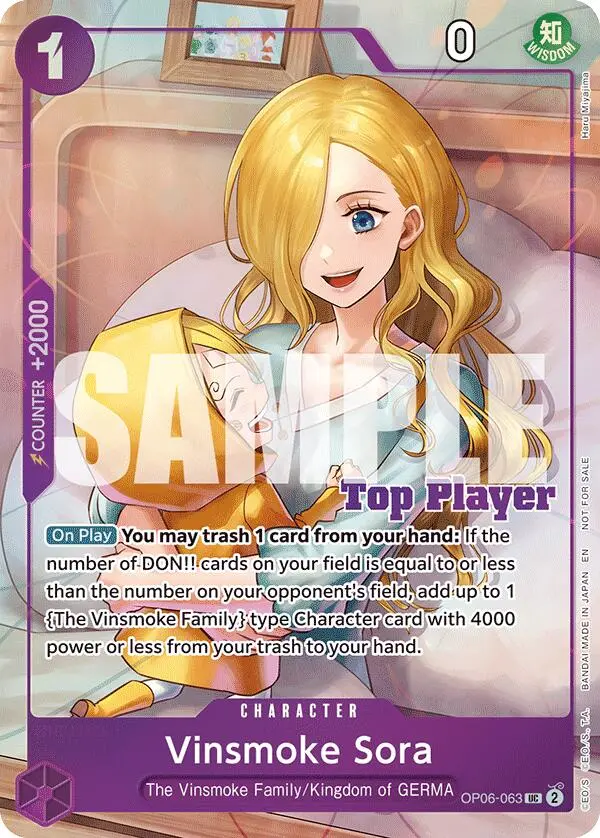 Vinsmoke Sora (Cs 25-26 Top Player Pack Vol. 2) [One Piece Promotion Cards] 1