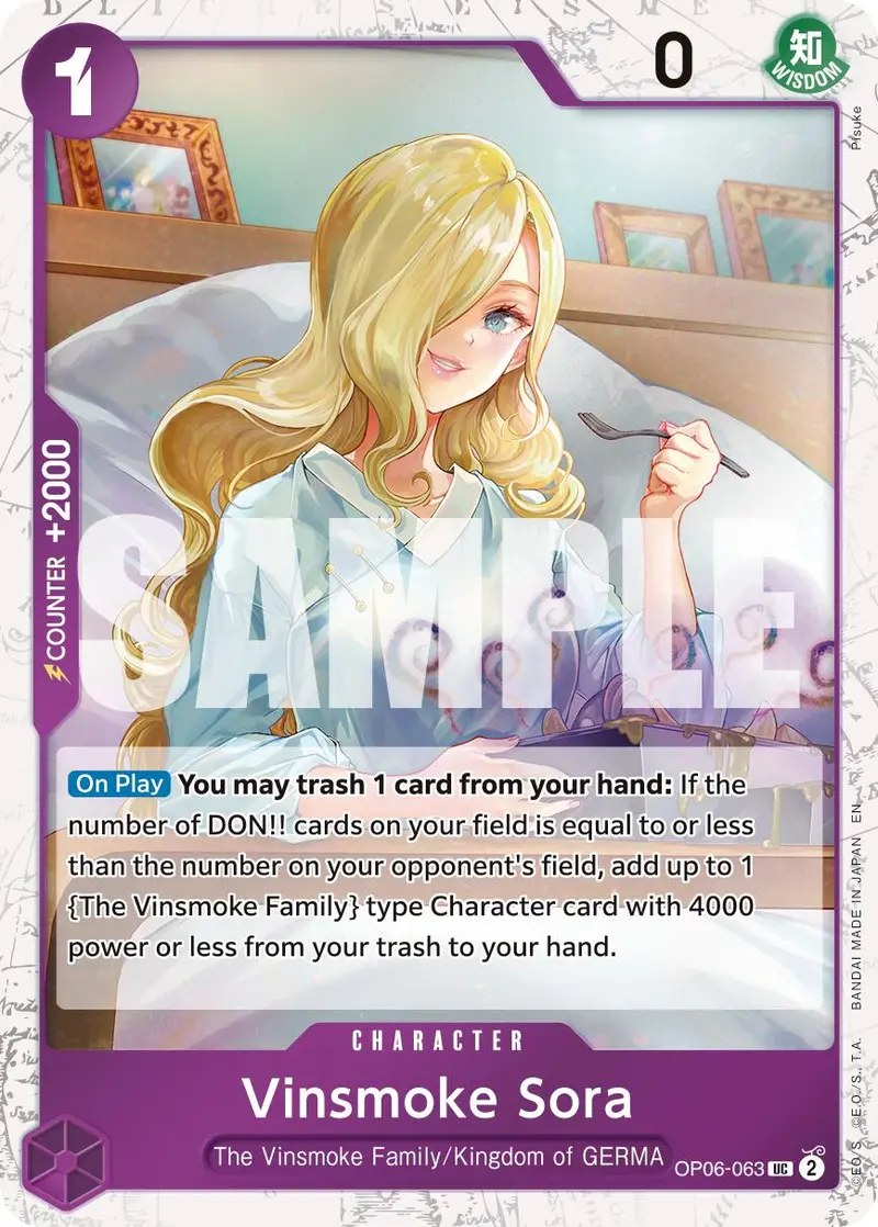 Vinsmoke Sora (Pirate Foil) [Premium Booster -The Best- Vol. 2] 1