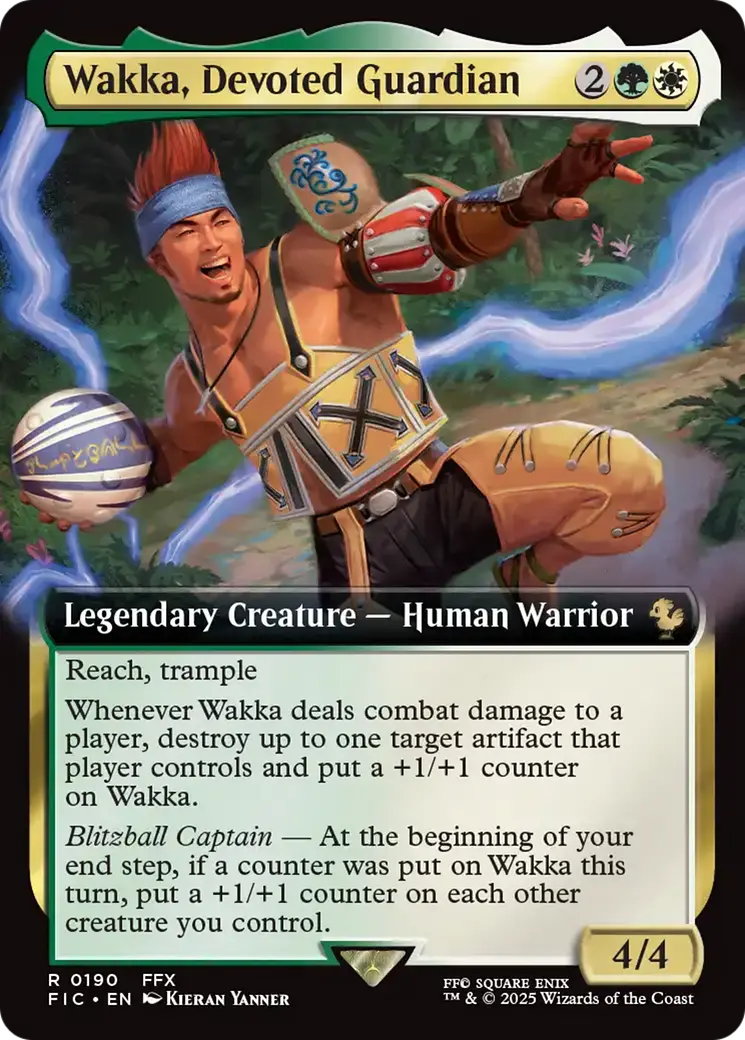 Wakka, Devoted Guardian (Extended Art) [Final Fantasy Commander] 1