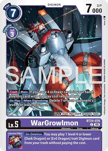 Wargrowlmon [Bt24-076] [Time Stranger] 1