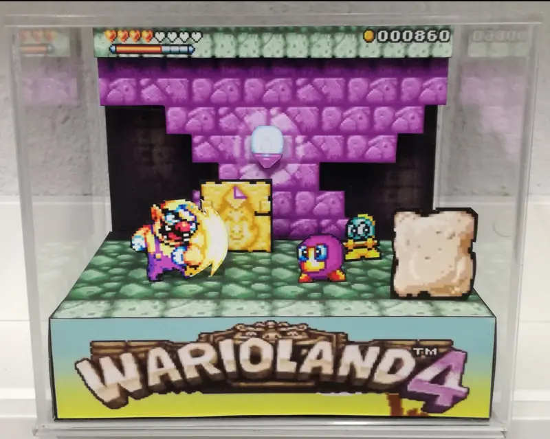 Wario Land 4 Cubic Diorama 1