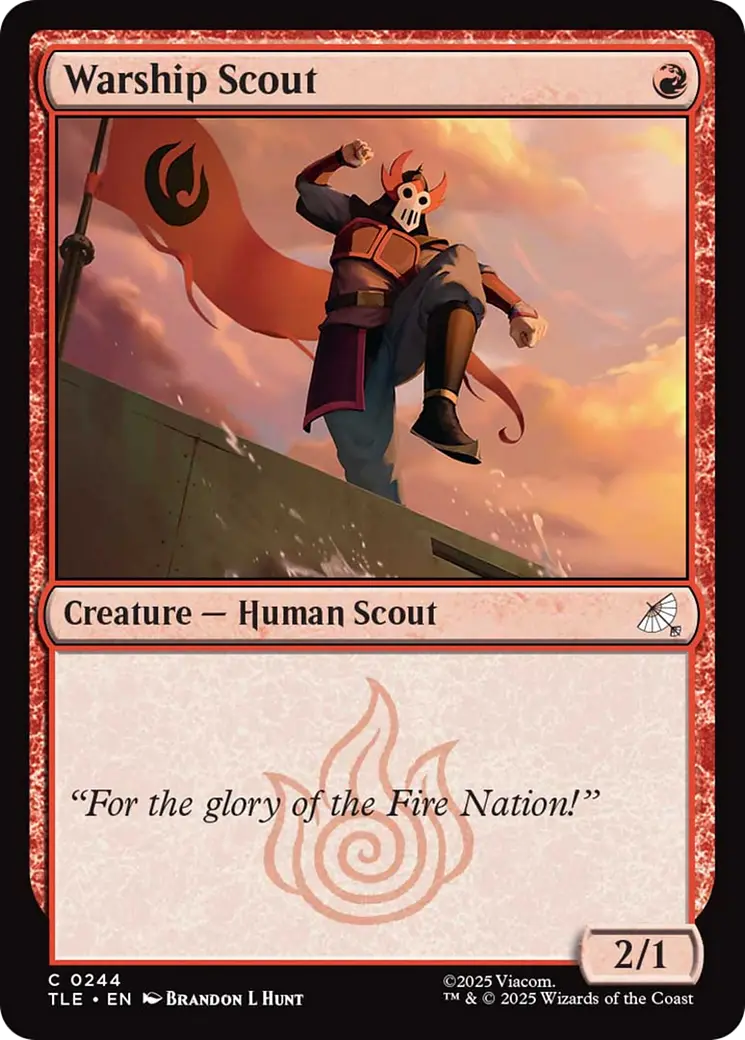 Warship Scout (0244) [Avatar: The Last Airbender: Eternal-Legal] 1