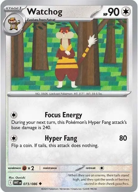 Watchog (073/086) [Scarlet & Violet: White Flare] 1