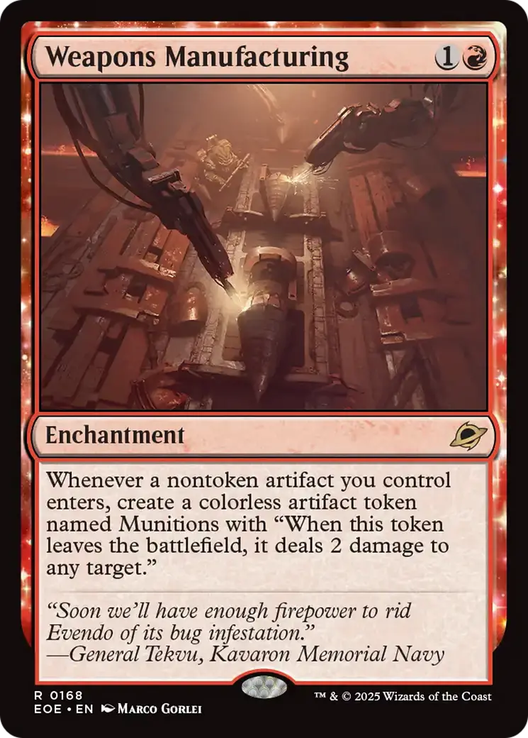 Weapons Manufacturing [Edge Of Eternities] 1
