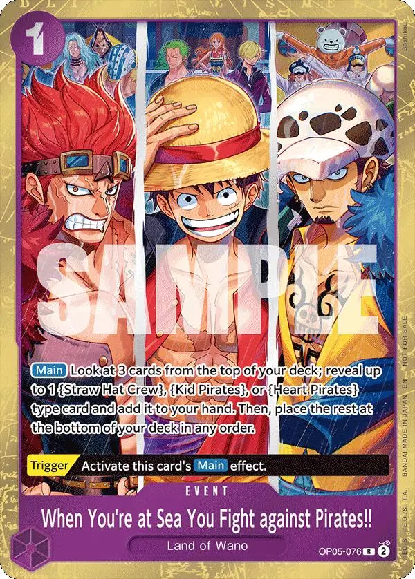 When You're At Sea You Fight Against Pirates!! (2025 Pirates League Store Qualifier) [Winner] [One Piece Promotion Cards] 1