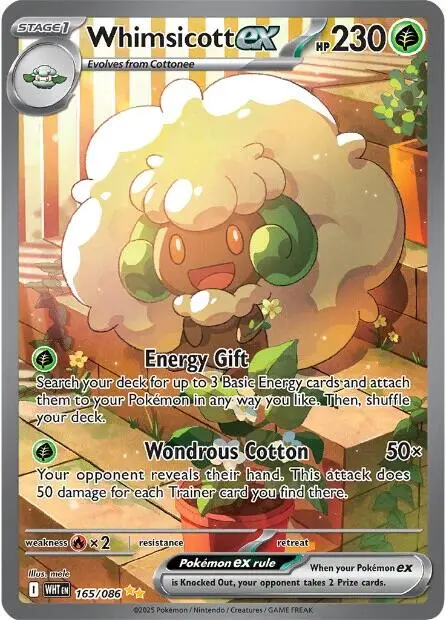Whimsicott Ex (165/086) [Scarlet & Violet: White Flare] 1