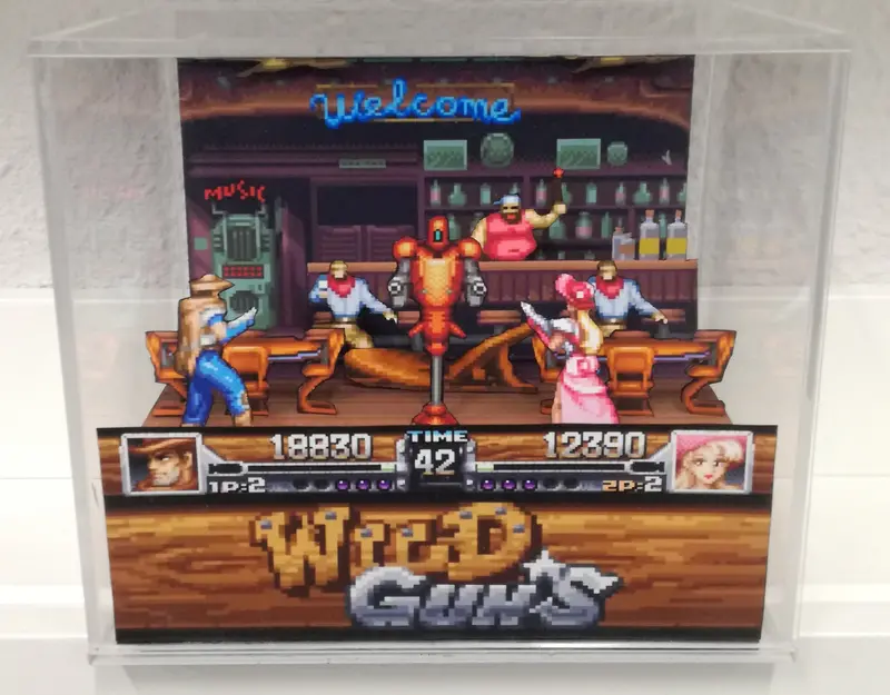 Wild Guns Cubic Diorama 1
