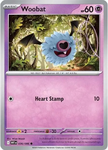 Woobat (036/086) [Scarlet & Violet: White Flare] 1