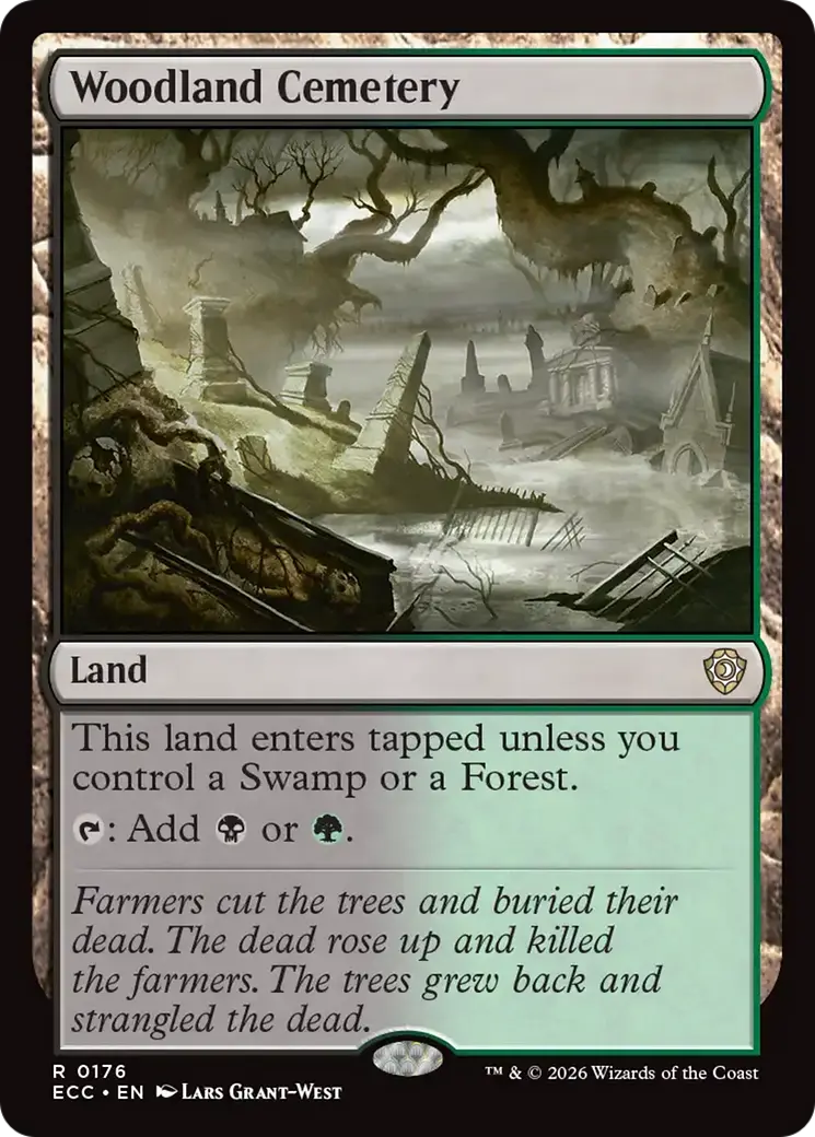 Woodland Cemetery [Lorwyn Eclipsed Commander] 1