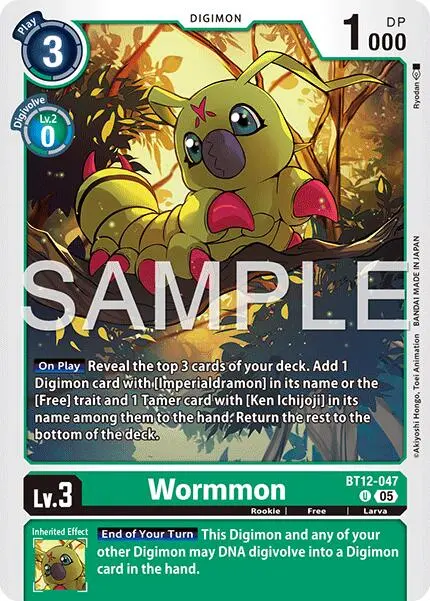Wormmon [Bt12-047] [Advanced Booster Digimon Generation] 1