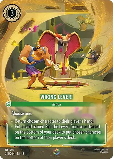 Wrong Lever! (Enchanted) (216/204) [Reign Of Jafar] 1