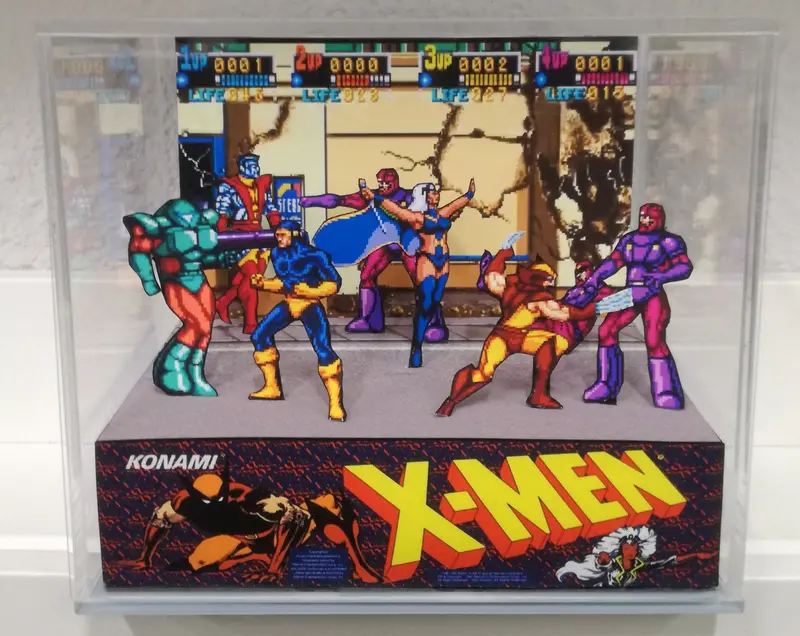 X-Men Arcade Cubic Diorama 1
