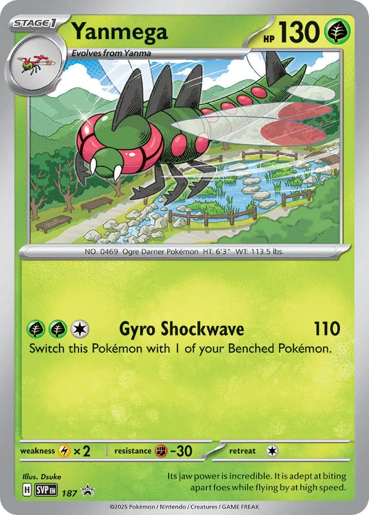 Yanmega (187) [Scarlet & Violet: Black Star Promos] 1