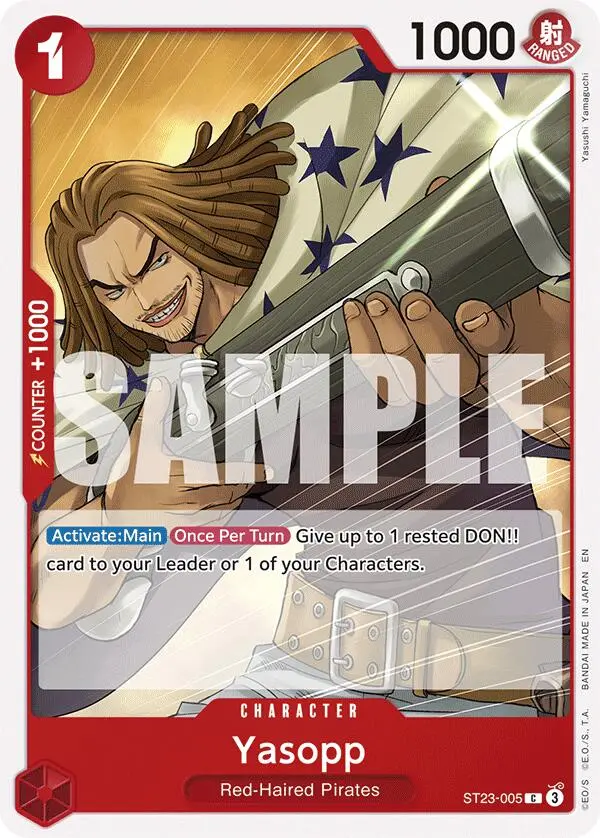 Yasopp [Starter Deck: Red Shanks] 1
