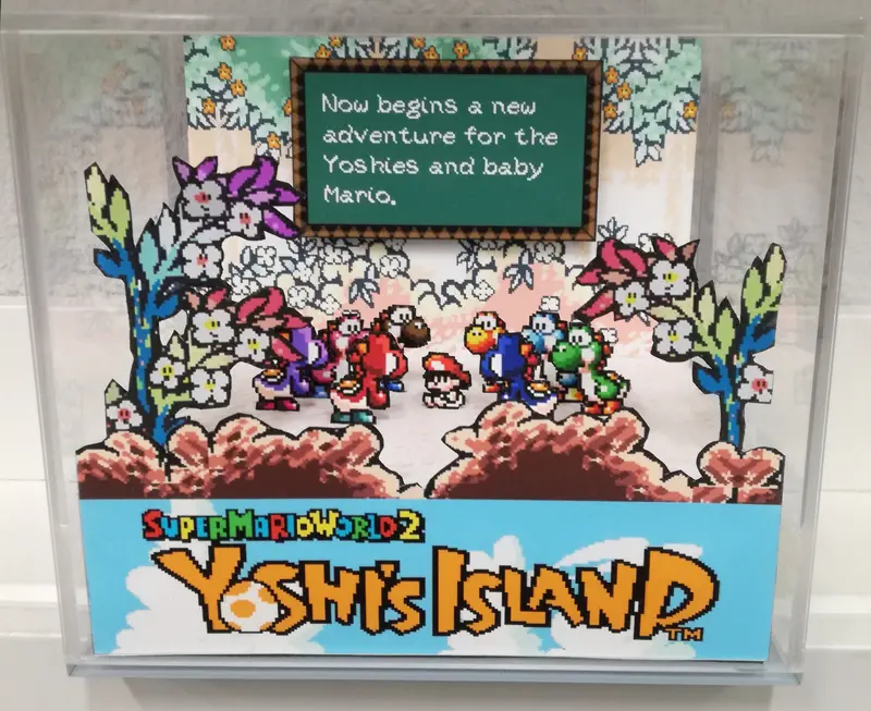 Yoshi´S Island Intro Cubic Diorama 1