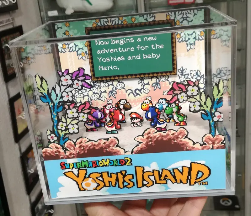 Yoshi´S Island Intro Cubic Diorama 2
