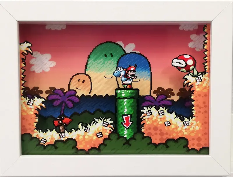 Yoshis´S Island Diorama 1