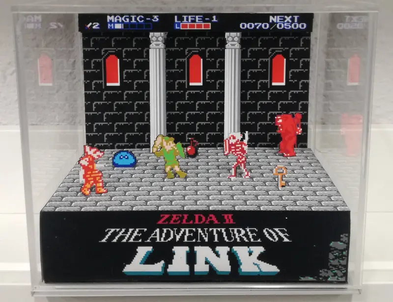 Zelda 2 Cubic Diorama 1