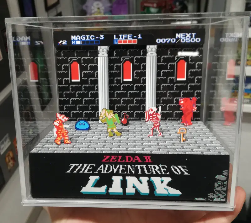Zelda 2 Cubic Diorama 2