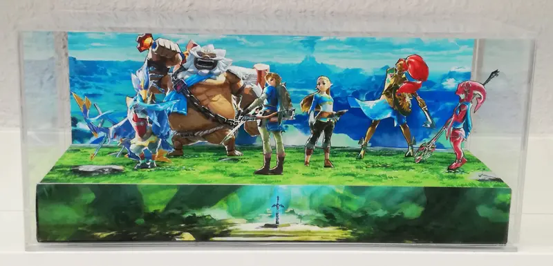 Zelda Breath Of The Wild Cubic Diorama 1