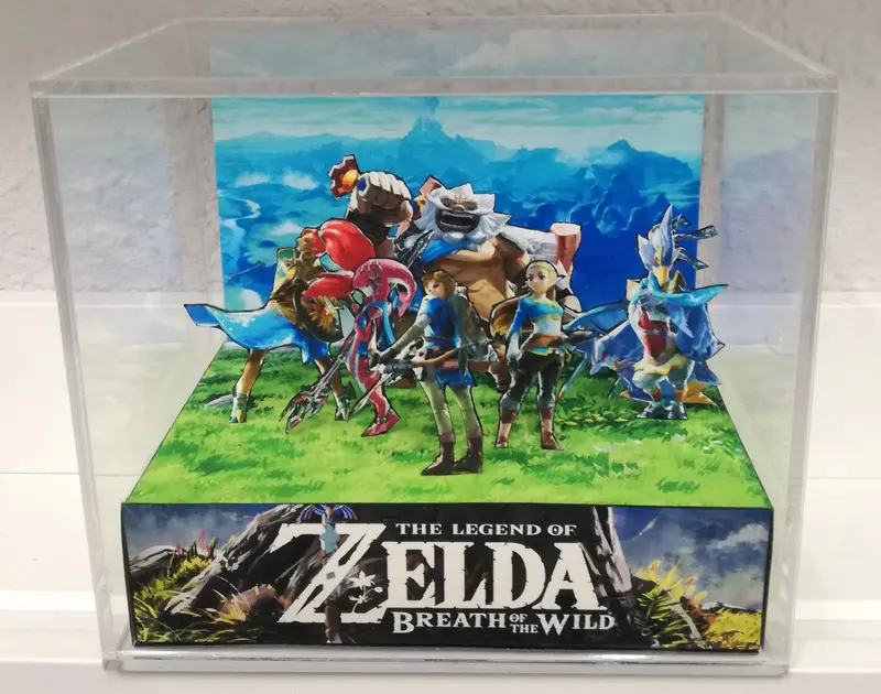 Zelda Breath Of The Wild Cubic Diorama 1