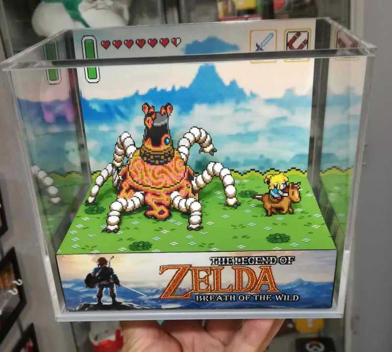 Zelda Breath Of The Wild Snes Cubic Diorama 2