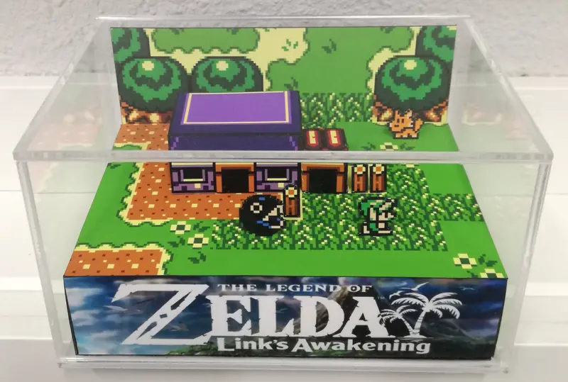 Zelda Link´S Awakening Chomp Cubic Diorama 1