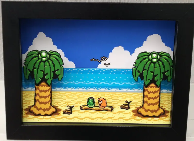 Zelda Links Awakening Diorama 1