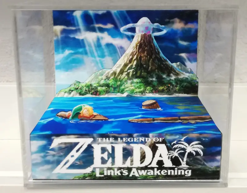 Zelda Links Awakening Island Cubic Diorama 1