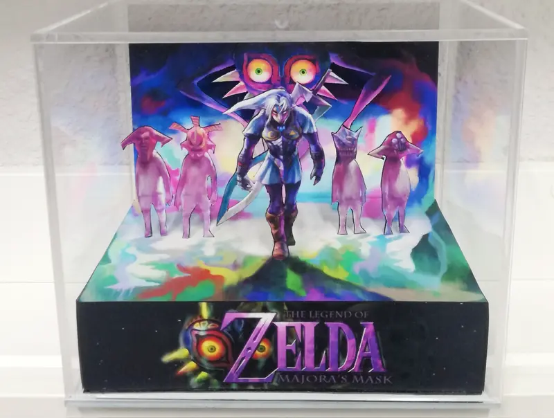 Zelda Majoras Mask Fierce Deity Cubic Diorama 1