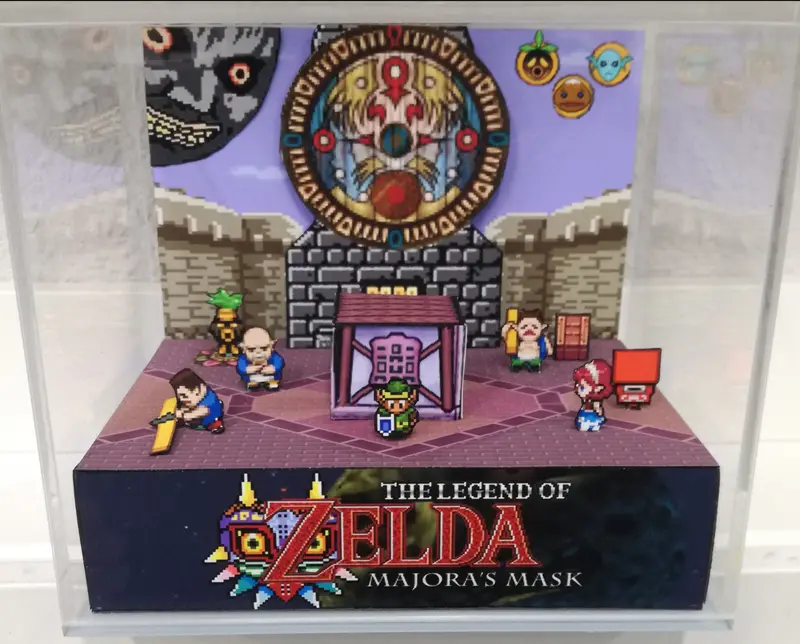Zelda Majoras Mask Snes Cubic Diorama 1