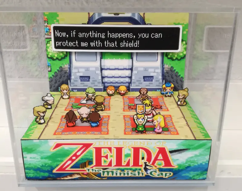Zelda Minish Cap Market Cubic Diorama 1
