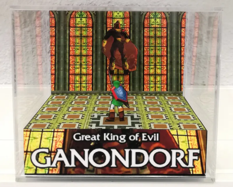 Zelda Ocarina Of Time Cubic Diorama 1