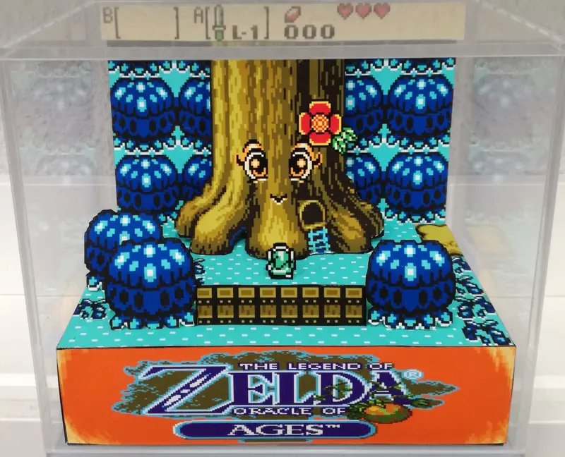 Zelda Oracle Of Ages Cubic Diorama 1