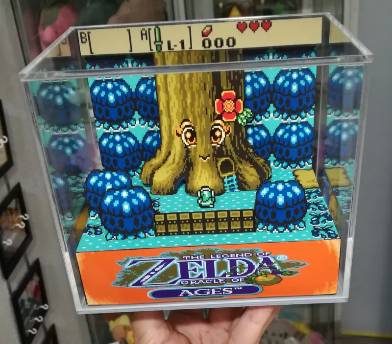 Zelda Oracle Of Ages Cubic Diorama 2