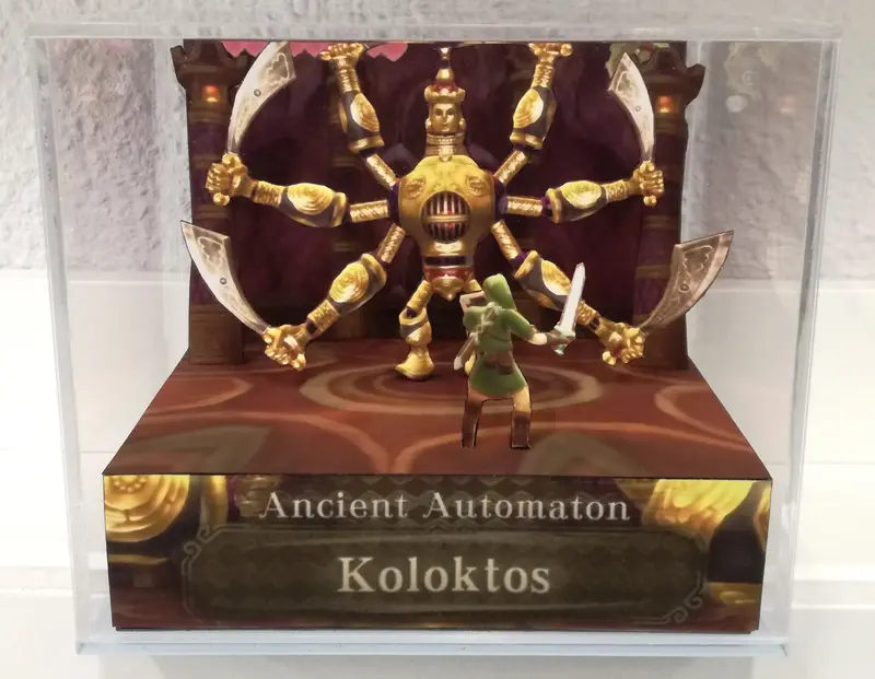 Zelda Skyward Sword Koloktos Cubic Diorama 1