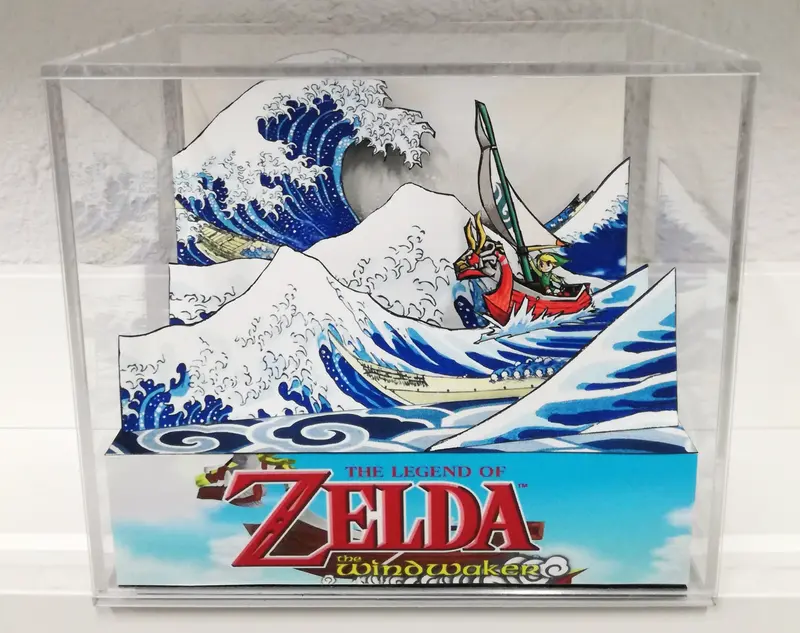 Zelda The Wind Waker Cubic Diorama 1