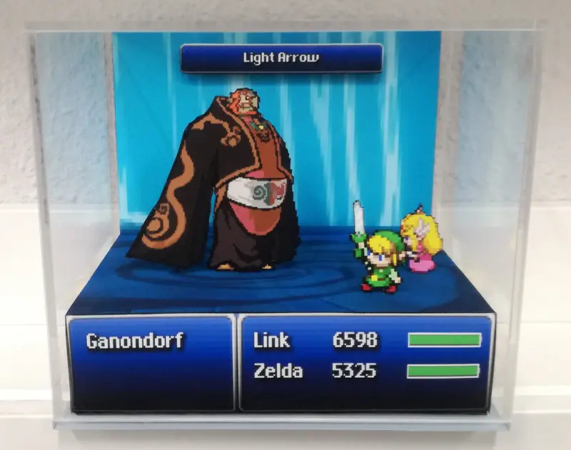 Zelda Wind Waker Rpg Cubic Diorama 1