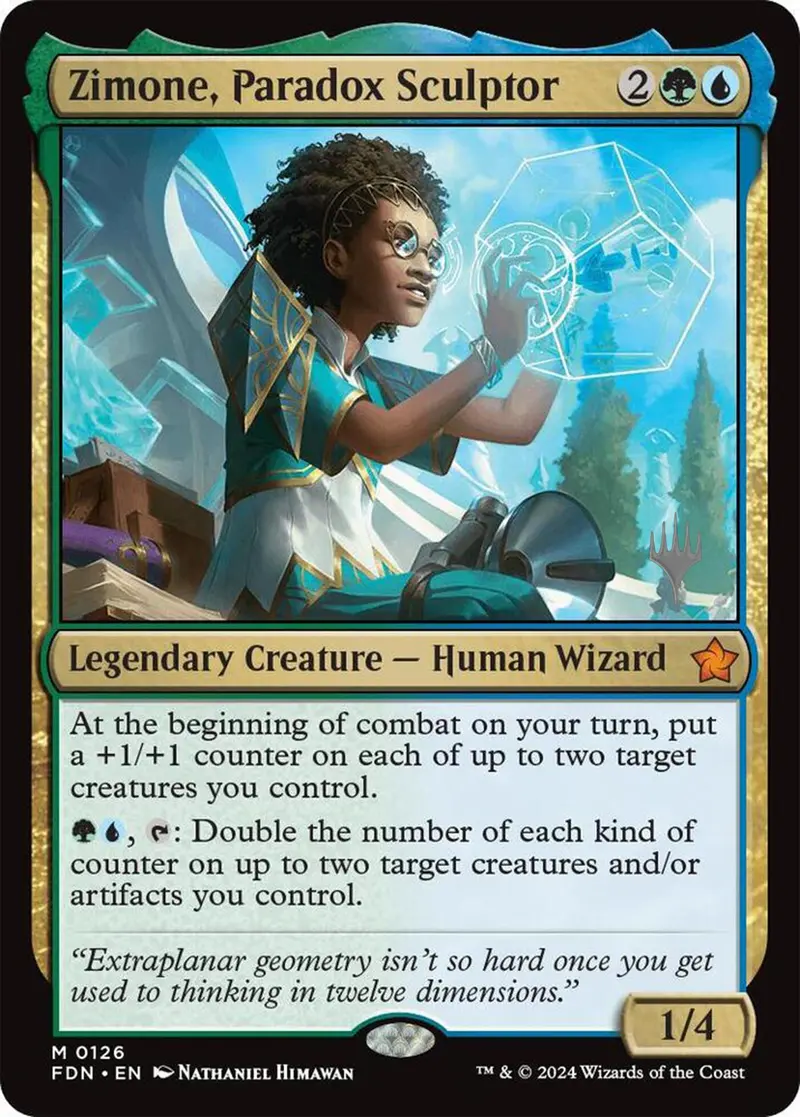 Zimone, Paradox Sculptor (Promo Pack) [Foundations Promos] 1