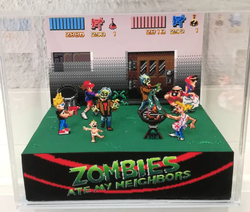 Zombies Ate My Neighbors Cubic Diorama 1