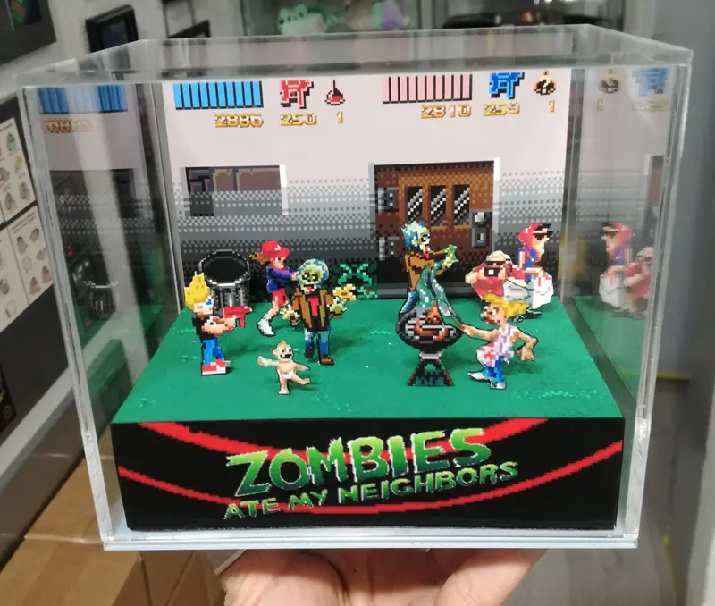 Zombies Ate My Neighbors Cubic Diorama 2