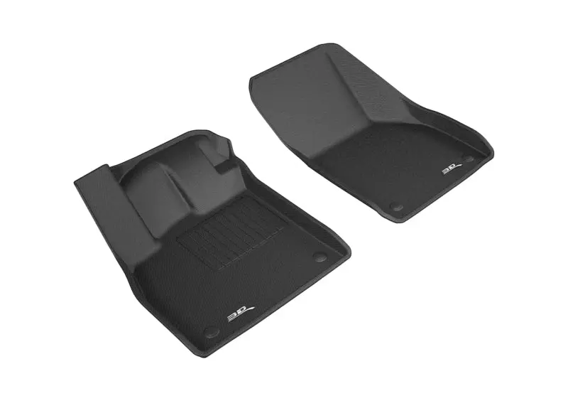 3D Maxpider Custom-Fit Kagu-Style Floor Mats For 2016–2020 Audi Tt – First Row, Black 1
