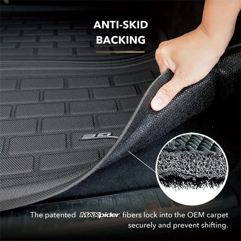 3D Maxpider Kagu Cargo Liner — 2023–2024 Honda Hr-V, Black Trim-Fit Design 1