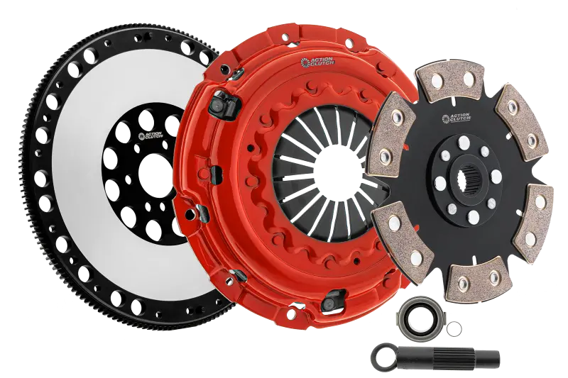 Action Clutch Stage 6 Clutch Kit With Lightweight Flywheel For 1997–1998 Bmw 528I (M52 2.8L) 1